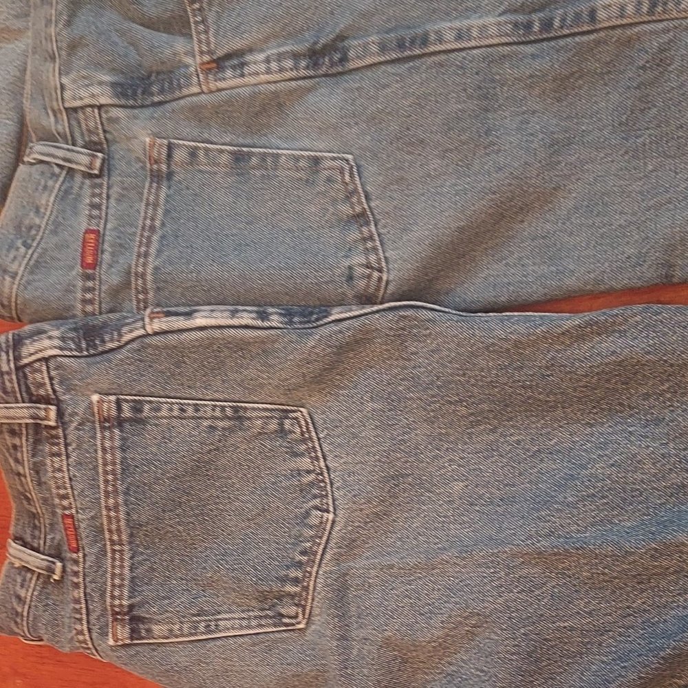 Rustled jeans